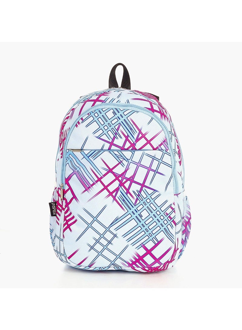 فورس حقيبة الظهر للجنسين من فورس - بنمط الأزرق والوردي - Image 1